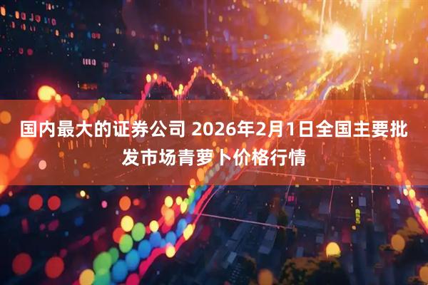 国内最大的证券公司 2026年2月1日全国主要批发市场青萝卜价格行情