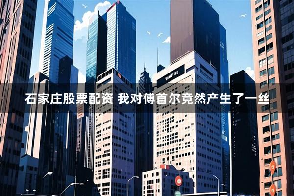 石家庄股票配资 我对傅首尔竟然产生了一丝